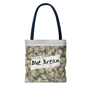 Blue Dream Cannabis Tote Bag – All-Over Print Zip Lock Stash Tote