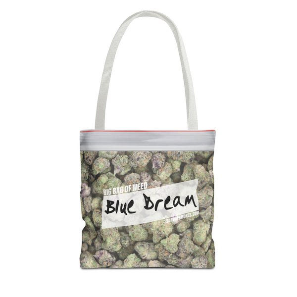 Blue Dream Cannabis Tote Bag – All-Over Print Zip Lock Stash Tote