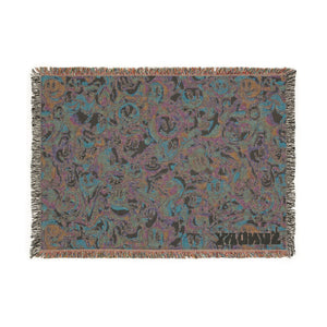 Rubber Hose Woven Blanket #4 - 52x37"