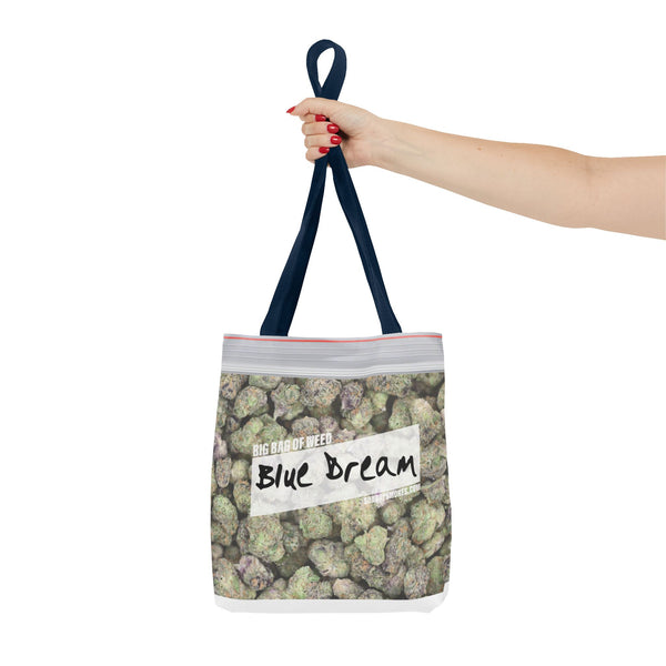 Blue Dream Cannabis Tote Bag – All-Over Print Zip Lock Stash Tote