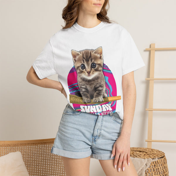 Prerolls & Kittens #2 - Unisex Garment-Dyed Tee