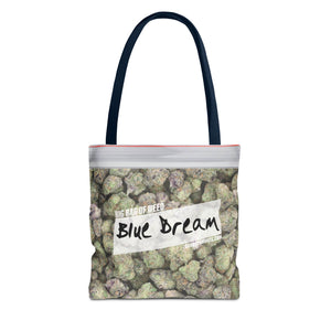 Blue Dream Cannabis Tote Bag – All-Over Print Zip Lock Stash Tote