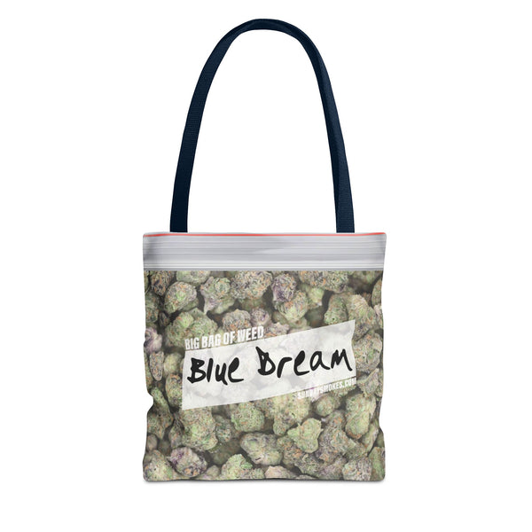 Blue Dream Cannabis Tote Bag – All-Over Print Zip Lock Stash Tote