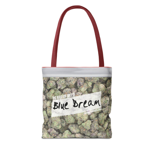 Blue Dream Cannabis Tote Bag – All-Over Print Zip Lock Stash Tote