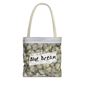 Blue Dream Cannabis Tote Bag – All-Over Print Zip Lock Stash Tote