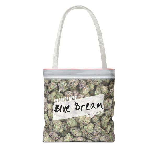 Blue Dream Cannabis Tote Bag – All-Over Print Zip Lock Stash Tote