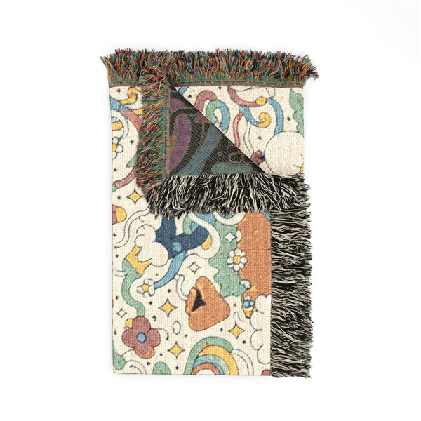 Rubber Hose Woven Blanket #2 - 52x37"