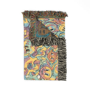 Rubber Hose Woven Blanket #4 - 52x37"