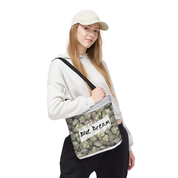 Blue Dream Cannabis Tote Bag – All-Over Print Zip Lock Stash Tote