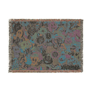 Rubber Hose Woven Blanket #1 - 52x37"