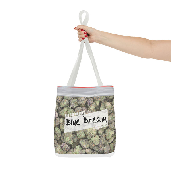 Blue Dream Cannabis Tote Bag – All-Over Print Zip Lock Stash Tote